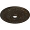 Ekena Millwork Swindon Ceiling Medallion (Fits Canopies up to 6 1/8"), 24"OD x 4"ID x 1 1/2"P, Stone Hearth Crackle CM24SWSHC - alternate 3